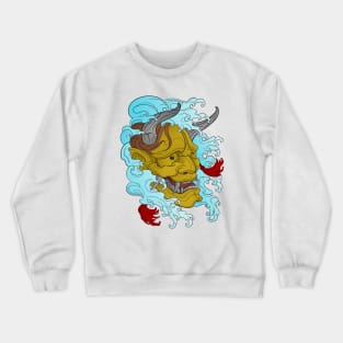 Japanese Mask Crewneck Sweatshirt